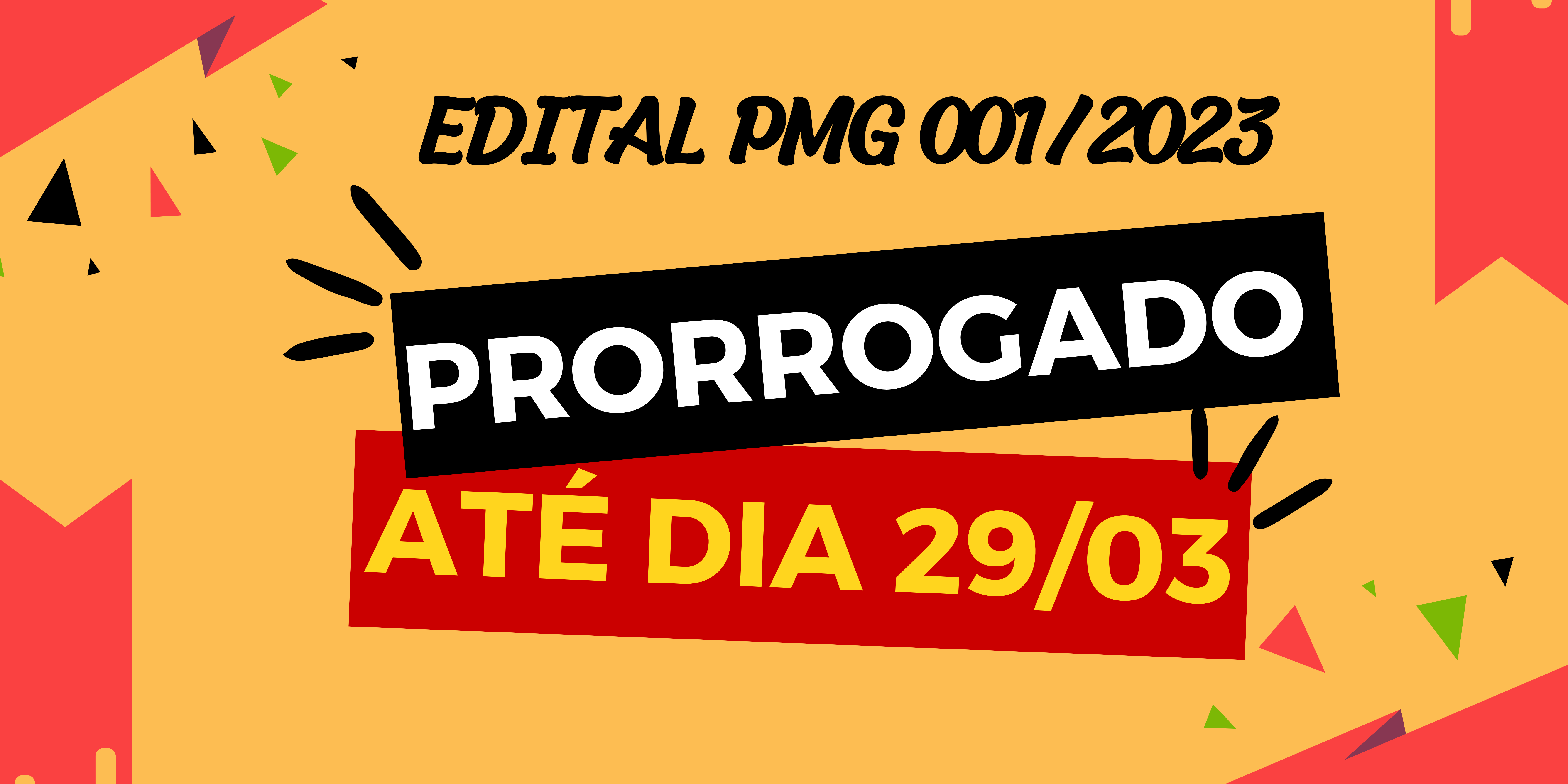Banner Edital PMG PRJ