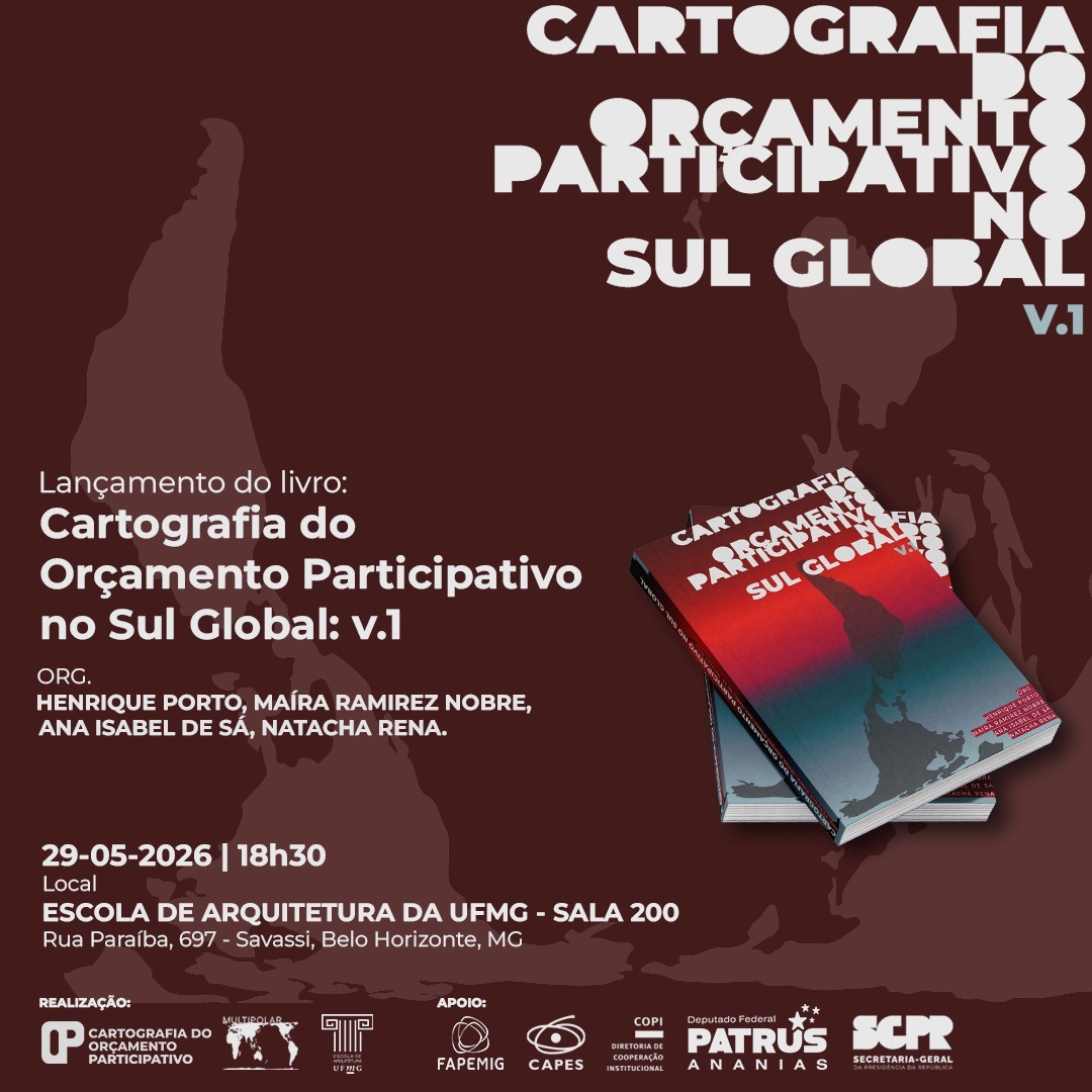 Lançamento do Livro Cartografia do Orçamento Participativo no Sul Global - vol.I